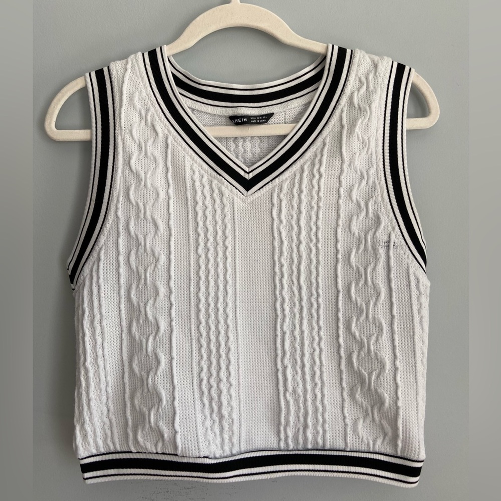 White Sweater Vest